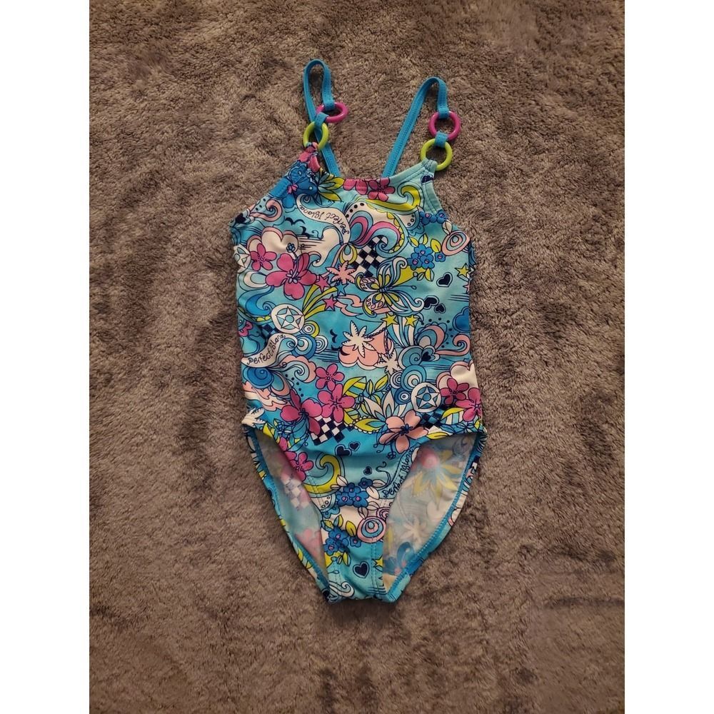 Joe Boxer girls 4/5T one piece swimsuit